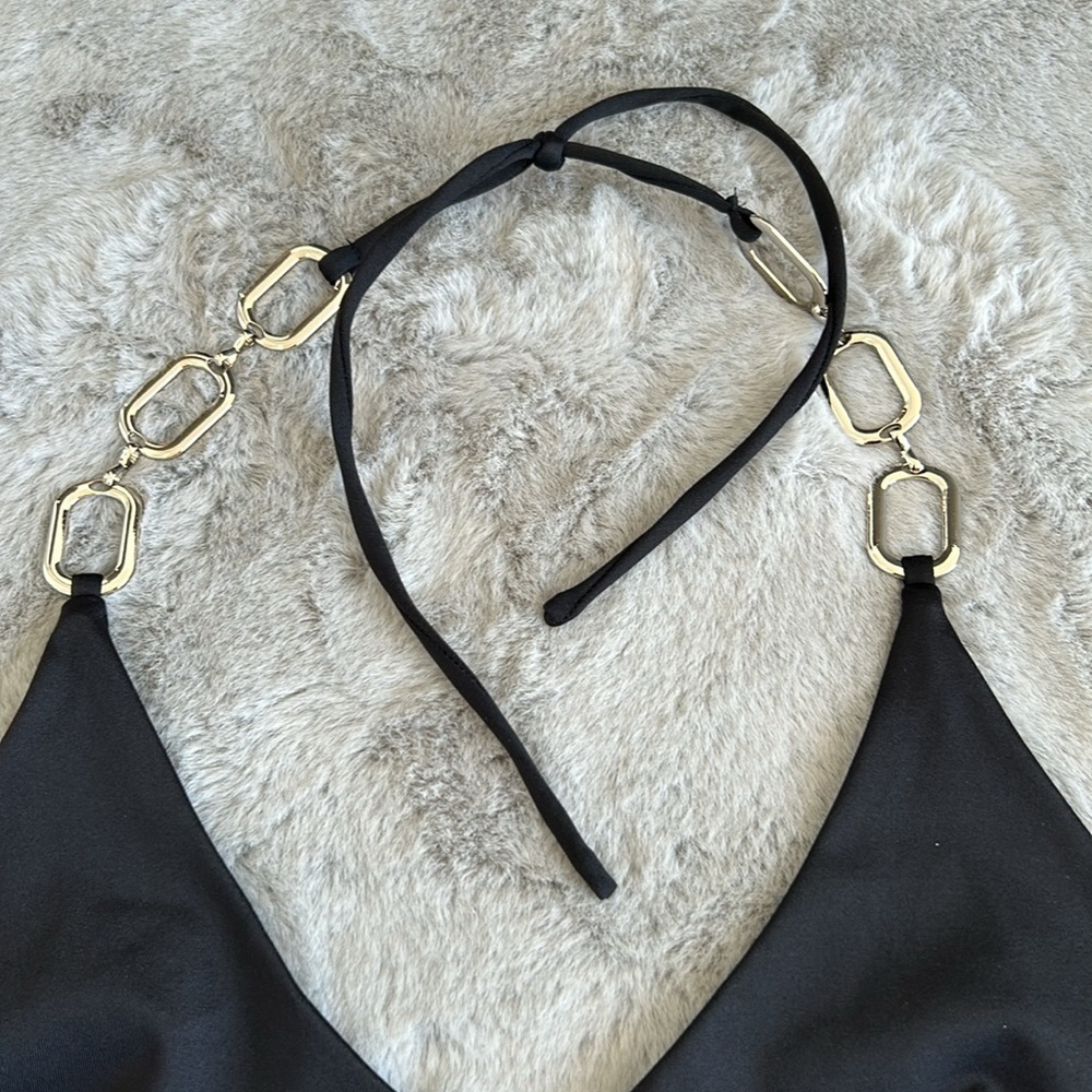 I.AM.GIA Sares open back halter crop top size XL - Picture 5 of 9